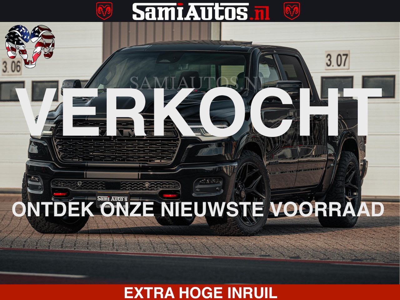 Dodge Ram 1500 - Limited Night H.O 540HP 706Nm | Massage + Full Option | De Meest Luxe en Volle Pick-Up in - AutoWereld.nl