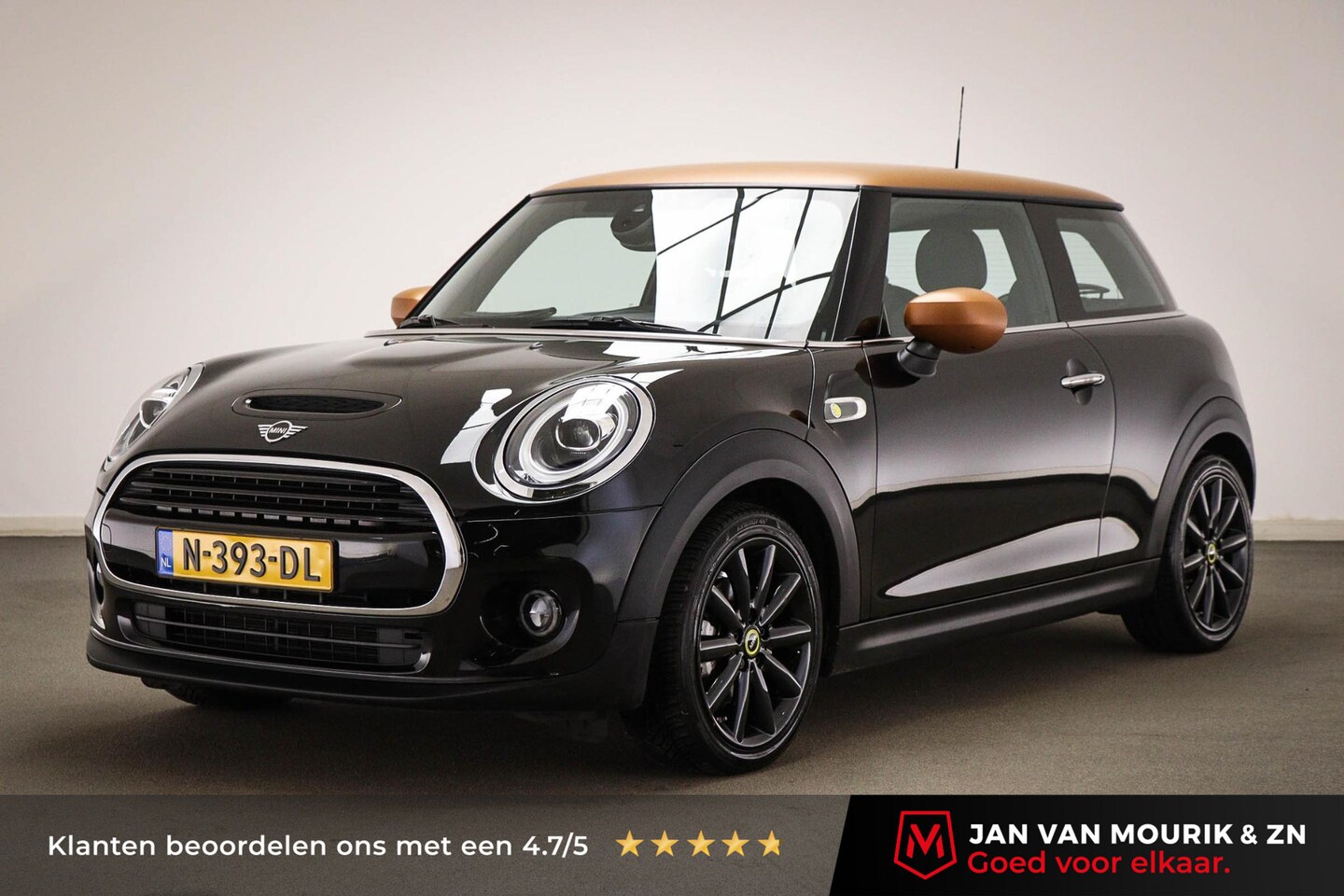 MINI Mini-Electric - Yours 33 kWh SOH 96% | HALF LEDER | STOELVERWARMING | NAVIGATIE | CAMERA - AutoWereld.nl