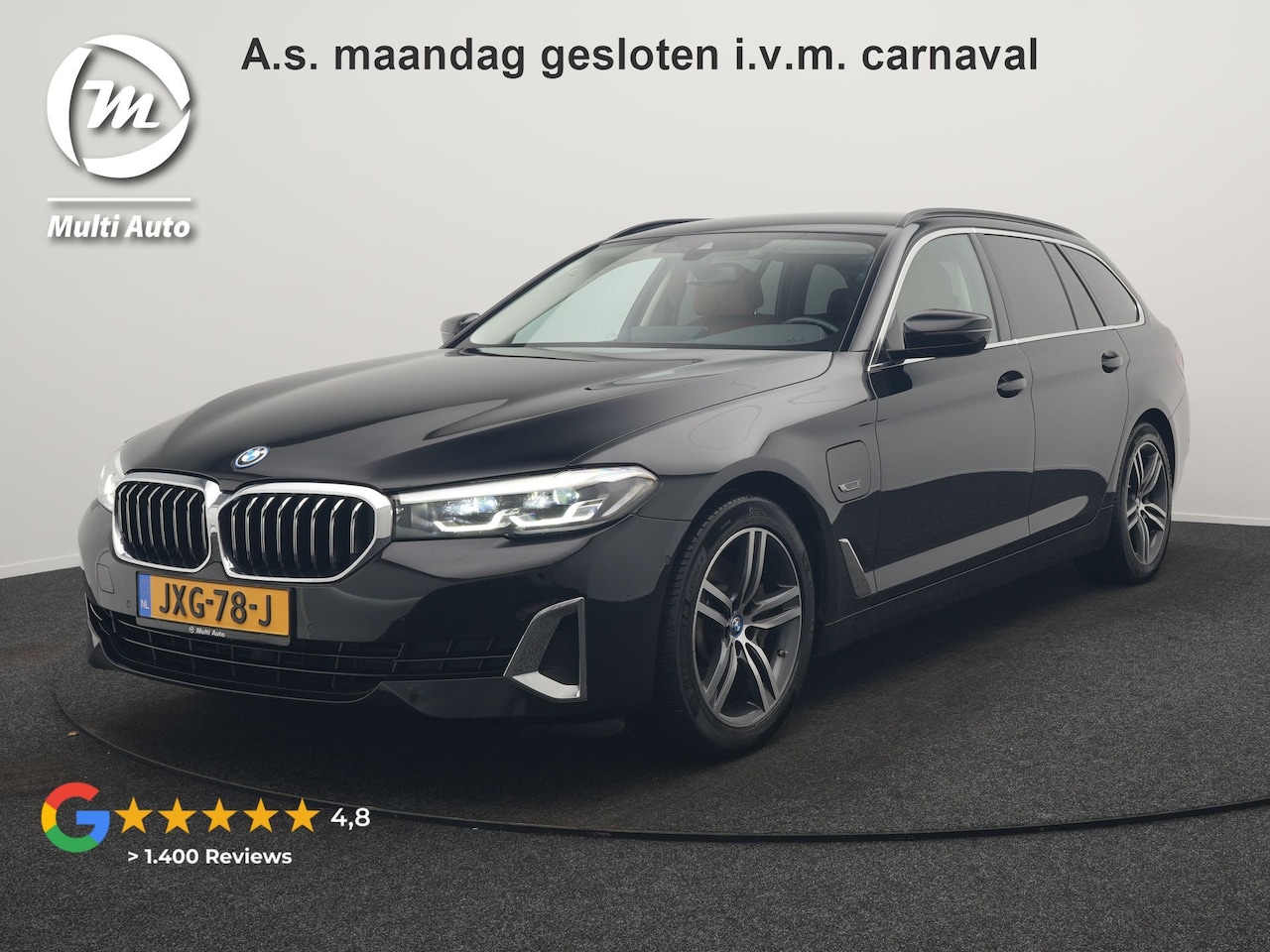 BMW 5-serie Touring - 530e Luxury Line Plug In Hybrid 293pk Dealer O.H PHEV | Trekhaak Af Fabriek | Camera | Com - AutoWereld.nl