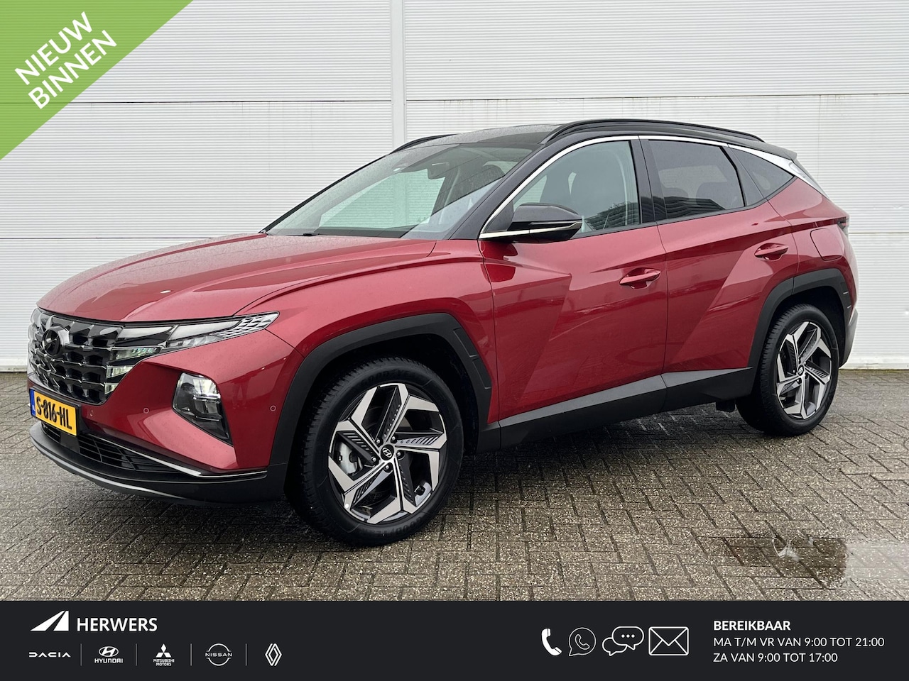 Hyundai Tucson - 1.6 T-GDI HEV Premium / Achterbank verwarmd / Apple Carplay/Android Auto / Cruise control - AutoWereld.nl