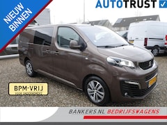 Peugeot Expert - 2.0 BlueHDI 180PK, L3, Dubbel Cabine, Automaat, 2 x Schuifdeur, Airco