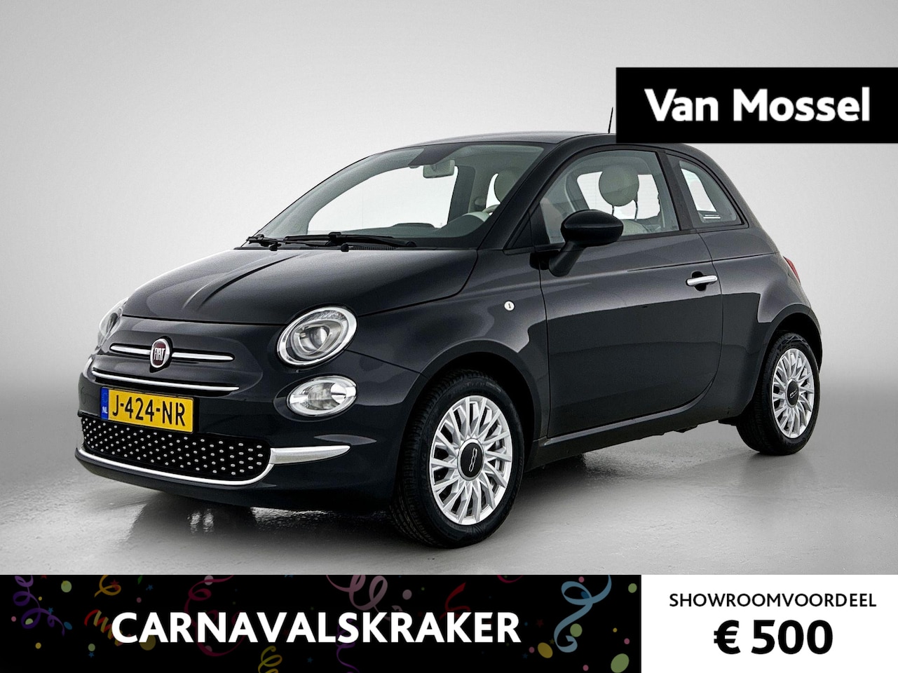 Fiat 500 - 1.0 Hybrid Lounge | NAVIGATIE | AIRCO | CRUISE CONTROL | LICHTMETALEN VELGEN | - AutoWereld.nl