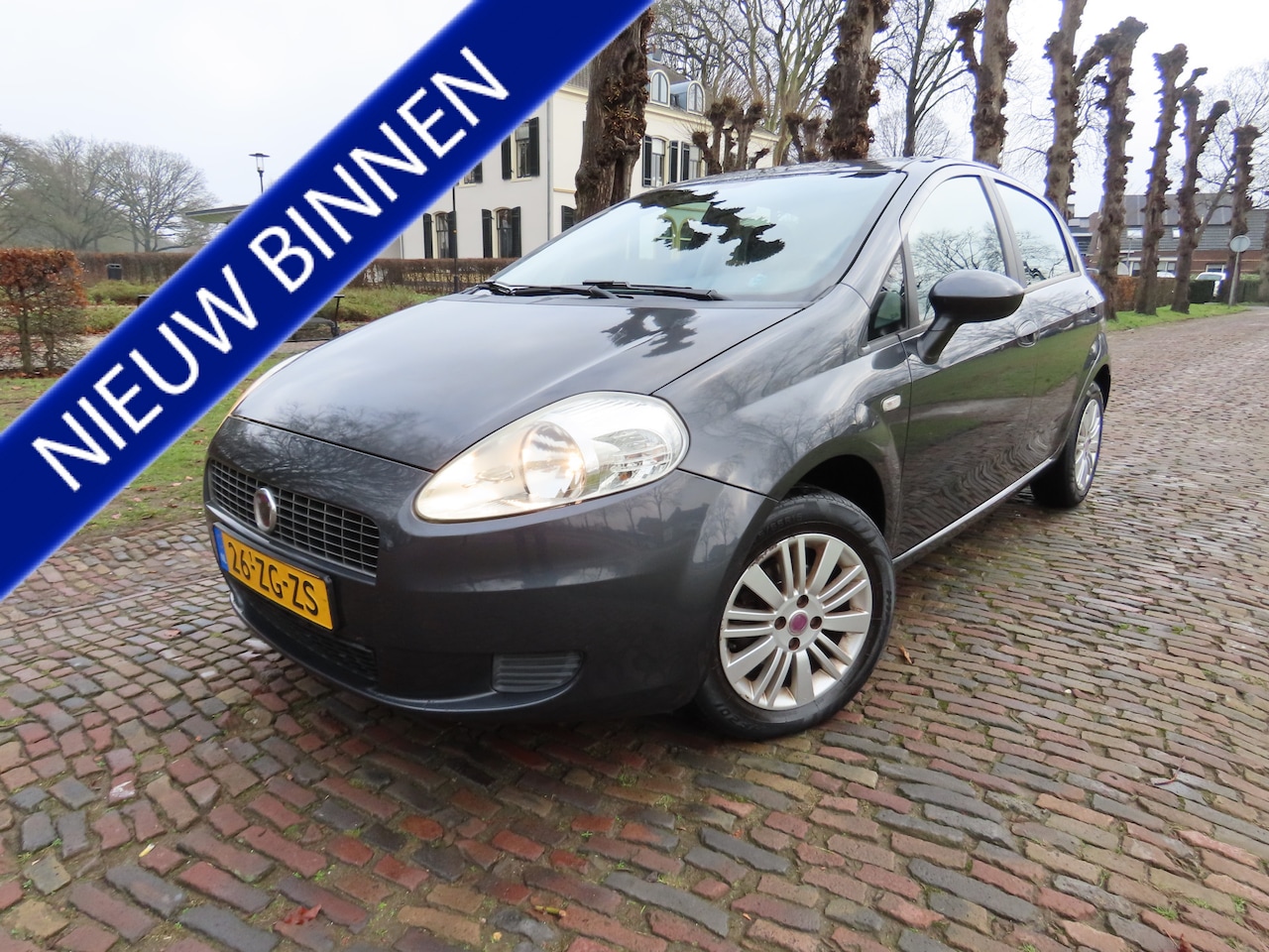 Fiat Grande Punto - 1.4 Dynamic Airco Cruisecontrol 5 Drs Lm Velgen ***59868 KM !!! N.A.P*** - AutoWereld.nl