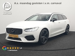 Volvo V90 - T8 AWD R-Design Plug In Hybrid 394pk Dealer O.H. PHEV | Adaptive Cruise | 360 Camera | Bla