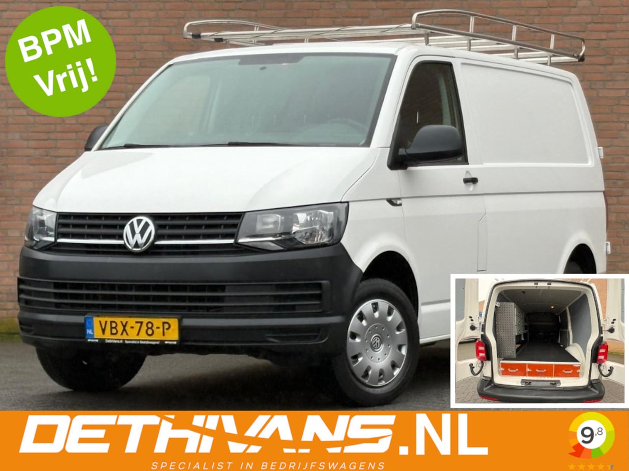 Volkswagen Transporter - 2.0TDI Carplay / Vloerlades / Cruisecontrol / Euro6 - AutoWereld.nl