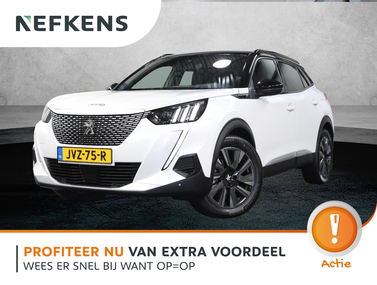 Peugeot e-2008 - EV GT 50 kWh 136PK | 3 FASE | AppleCarplay/Android Auto | Schuifkanteldak | Stof/LEER | 18 - AutoWereld.nl