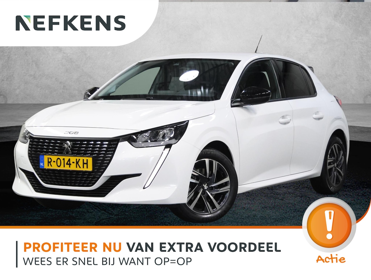 Peugeot 208 - 100PK Allure | 1ste eigenaar | LEER/Stof | Parkeersensoren | AppleCarPlay/Android | AUTOMA - AutoWereld.nl