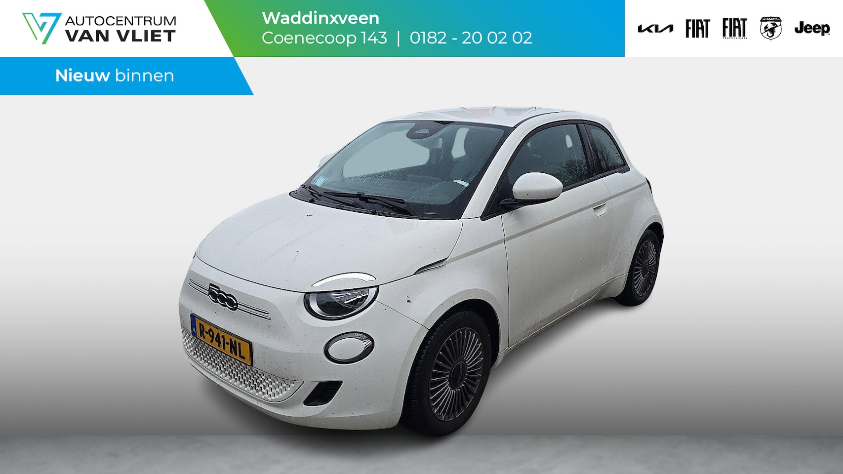 Fiat 500e - Icon 42 kWh | Clima | Cruise | PDC | 16" | Apple Carplay - AutoWereld.nl