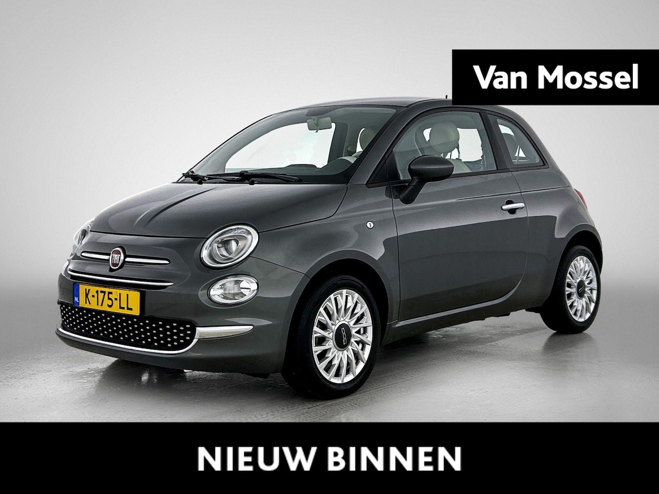 Fiat 500 - 1.0 Hybrid Lounge | Apple carplay/Android Auto | LMV 15" | Airco | Metallic lak | - AutoWereld.nl