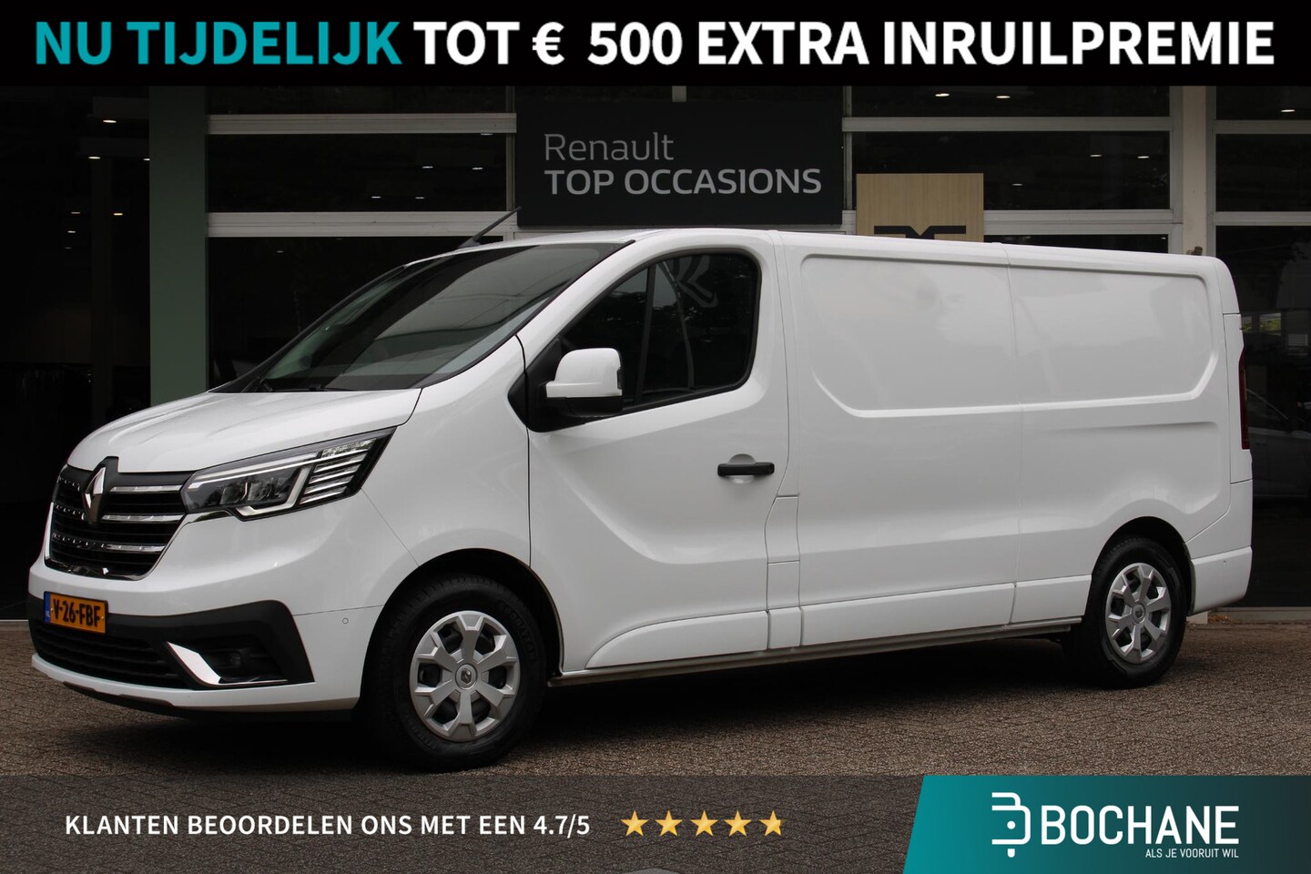 Renault Trafic E-Tech - T29 L2H1 Comfort 52 kWh Passagiers airbag | EASY LINK navigatiesysteem met 8" touchscreen - AutoWereld.nl