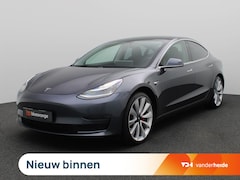 Tesla Model 3 - Performance AWD 75 kWh 463PK Aut. SOH 84%, Leder, 360gr. Camera, Keyless, 20" LM Velgen, A