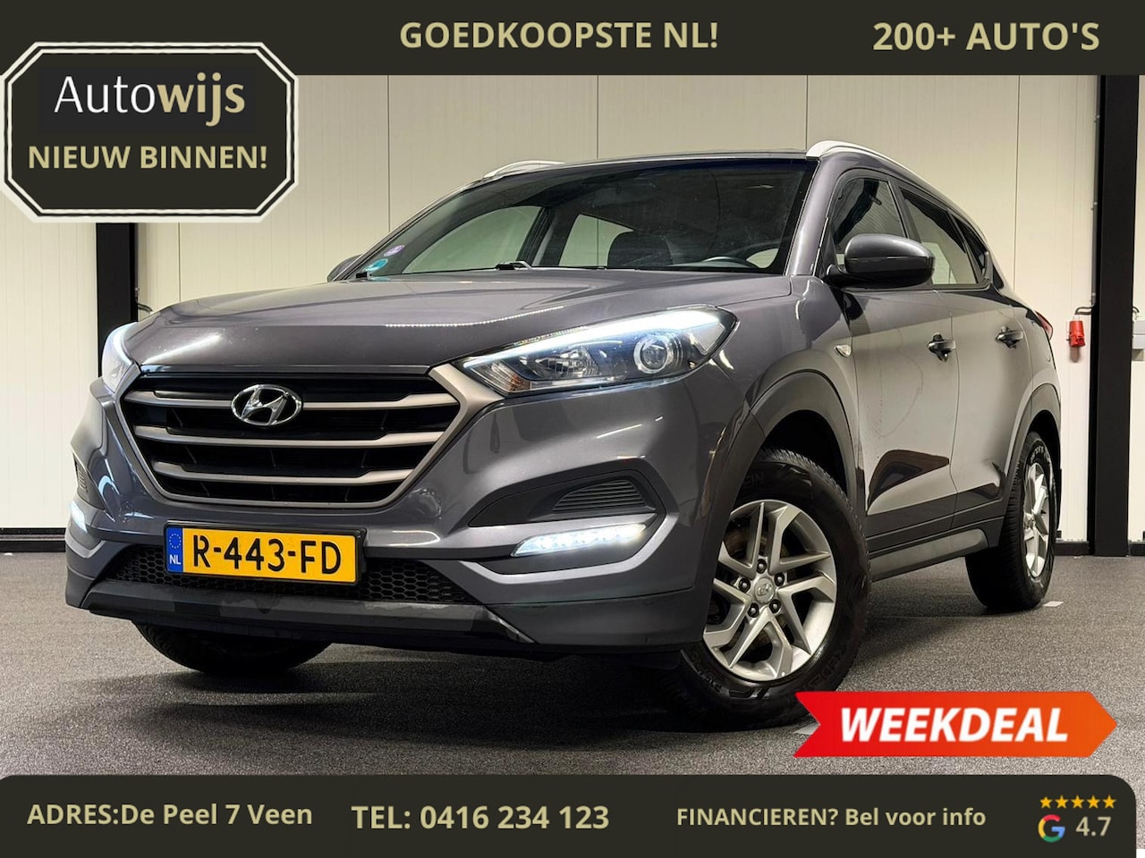 Hyundai Tucson - 1.6 GDi i-Motion|NAVI|TREKHAAK|XENON|PDC| - AutoWereld.nl