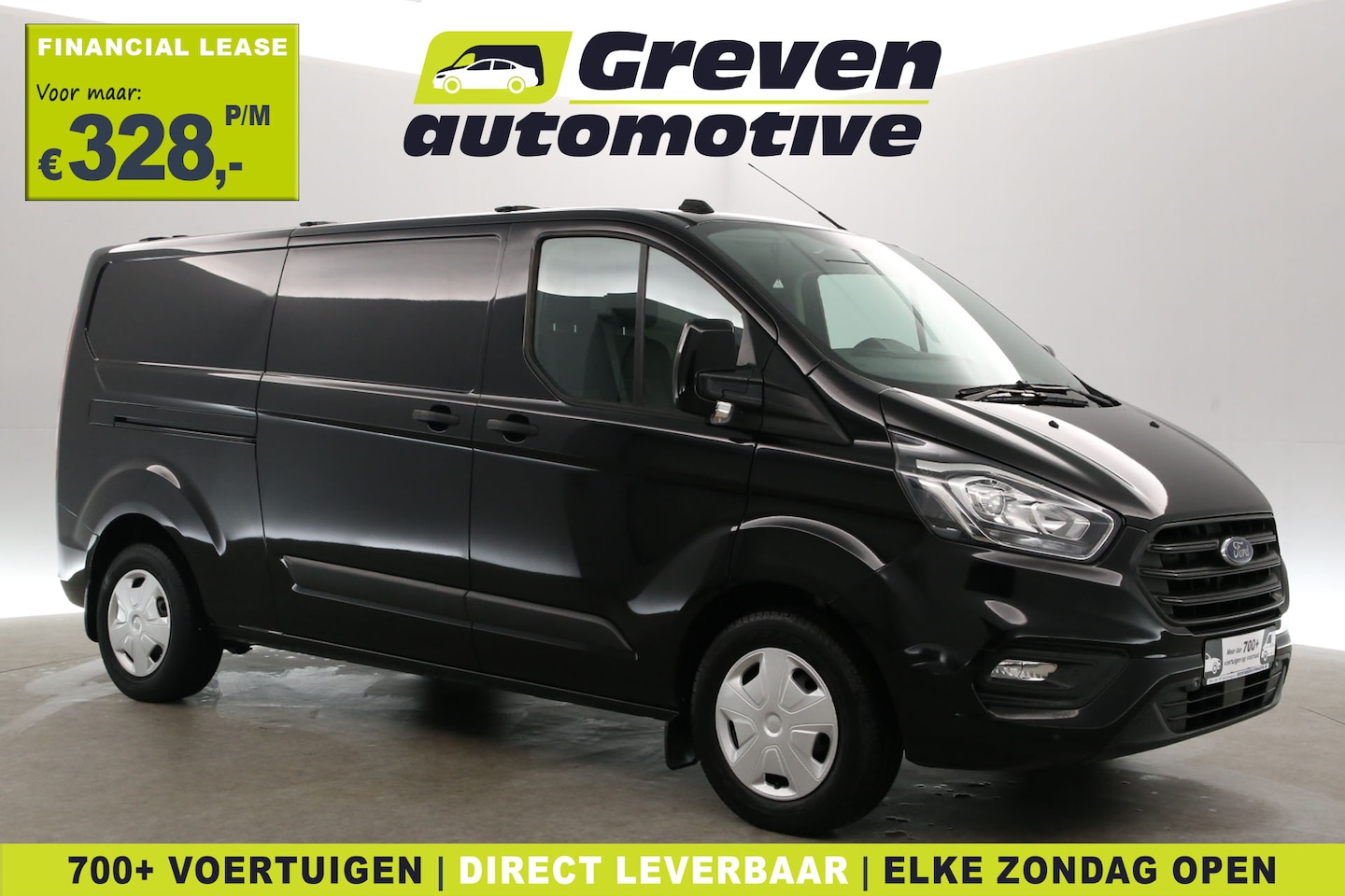 Ford Transit Custom - 2.0 TDCI L2H1 | 2800kg Trekgew. | Trekh. | Airco | Cruise | 3 Zits | Parkeersens. - AutoWereld.nl