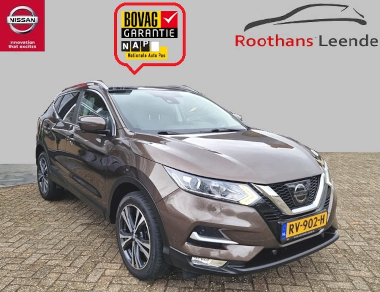 Nissan Qashqai - 1.2 115PK DIG-Turbo N-Connecta - Design Pack -Trekhaak - AutoWereld.nl