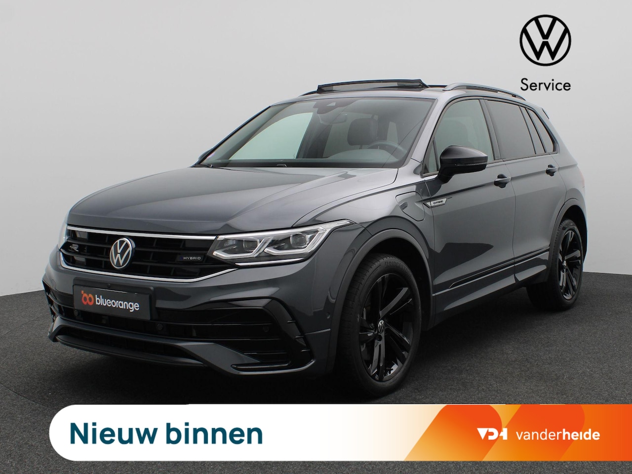 Volkswagen Tiguan - 1.4 TSI eHybrid R-Line Business 245Pk DSG SOH 100%, Pano-Schuifdak, Black Style, Leder, Me - AutoWereld.nl