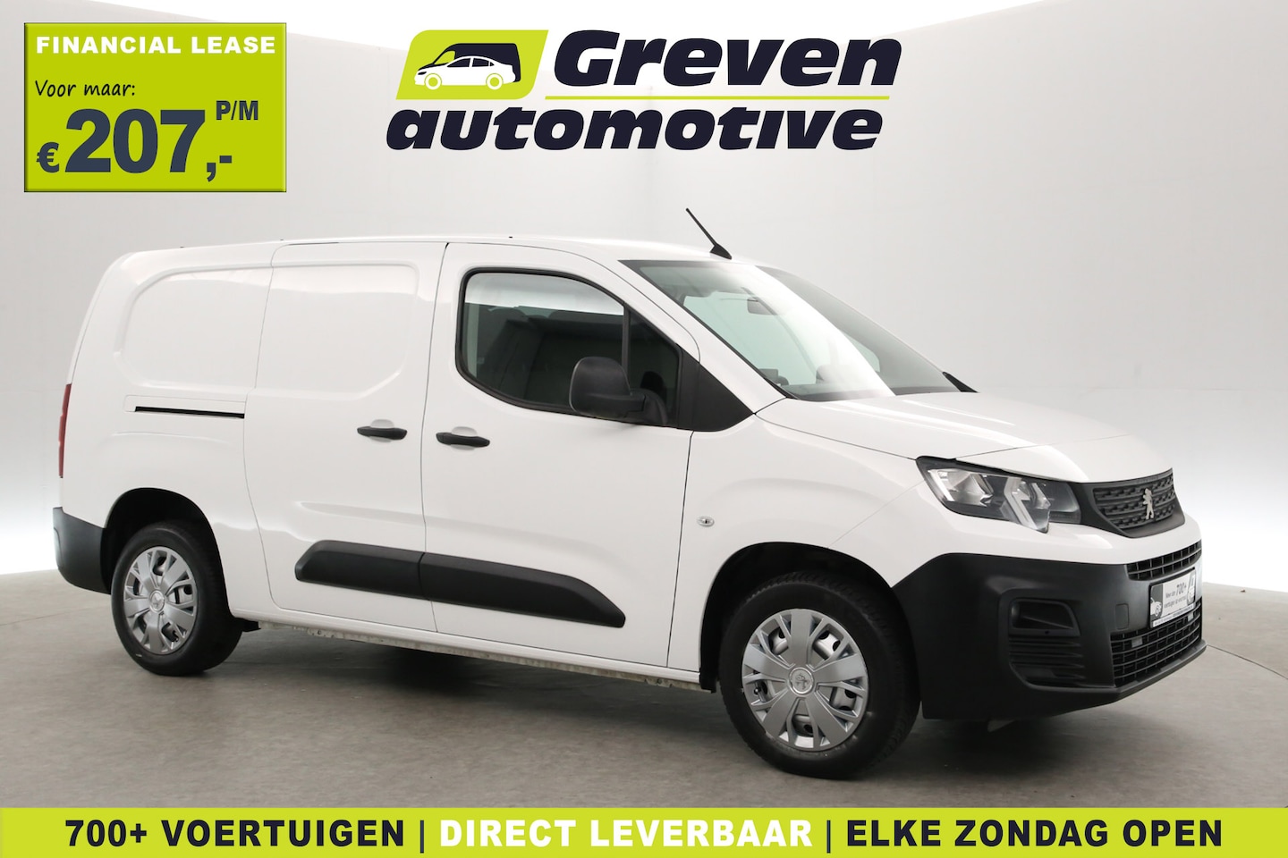 Peugeot Partner - 1.5 BlueHDI L2 | 102PK | 3 Zits | Airco | Cruise | Carplay | Trekh. | Stoelverw. - AutoWereld.nl
