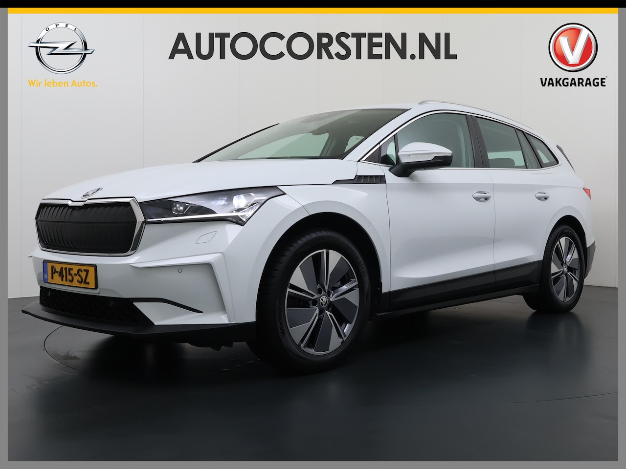Skoda Enyaq iV - 80 Leder Elek.Stoel+Memory Adap.Cruise Head-Up Display Assistentie Pakket Camera Navi Ecc - AutoWereld.nl