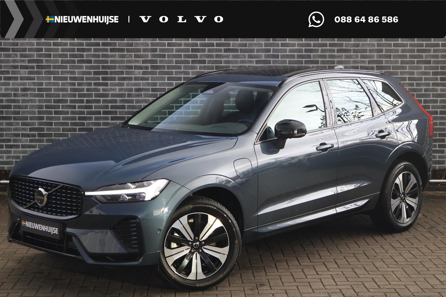 Volvo XC60 - 2.0 T6 Plug-in hybrid AWD Plus Dark | Adaptive cruise control | dode hoek detectie | Parke - AutoWereld.nl