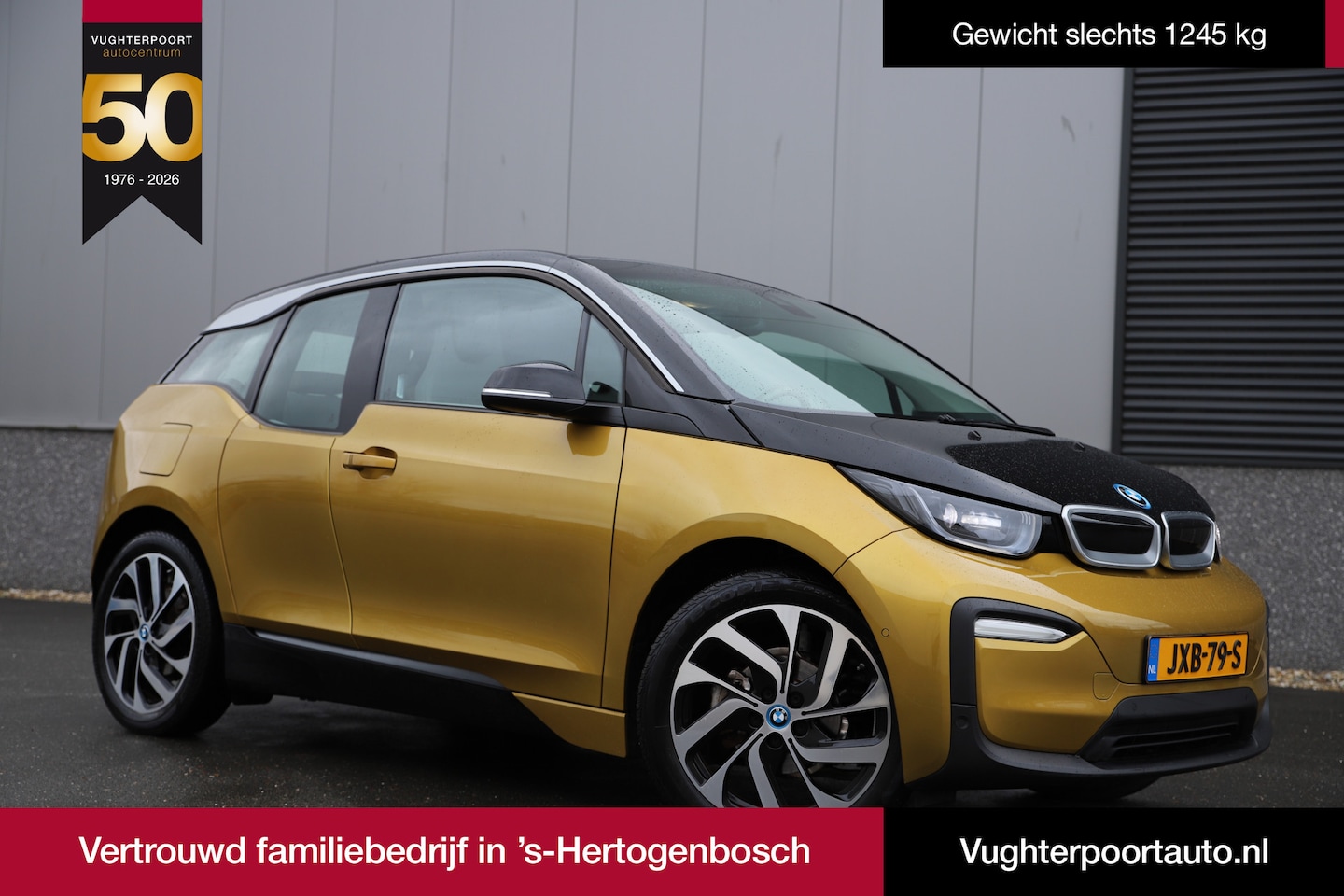 BMW i3 - Executive 120Ah 42 kWh Galvanic Gold/Loft/Sunroof/ W-pomp - AutoWereld.nl