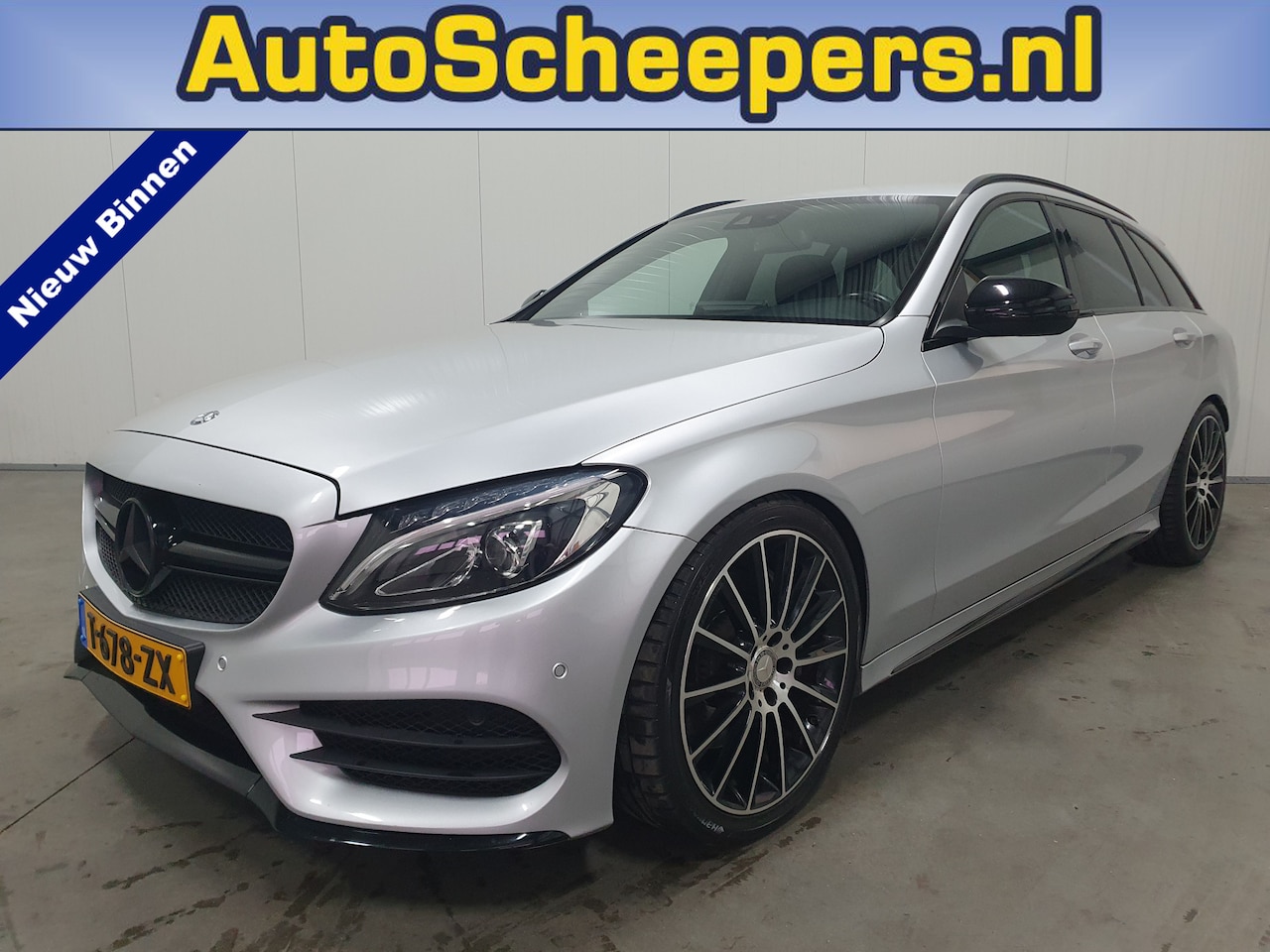 Mercedes-Benz C-klasse Estate - 250 Ambition AMG/BURM-PRO/LED/LEDER/TRHAAK - AutoWereld.nl