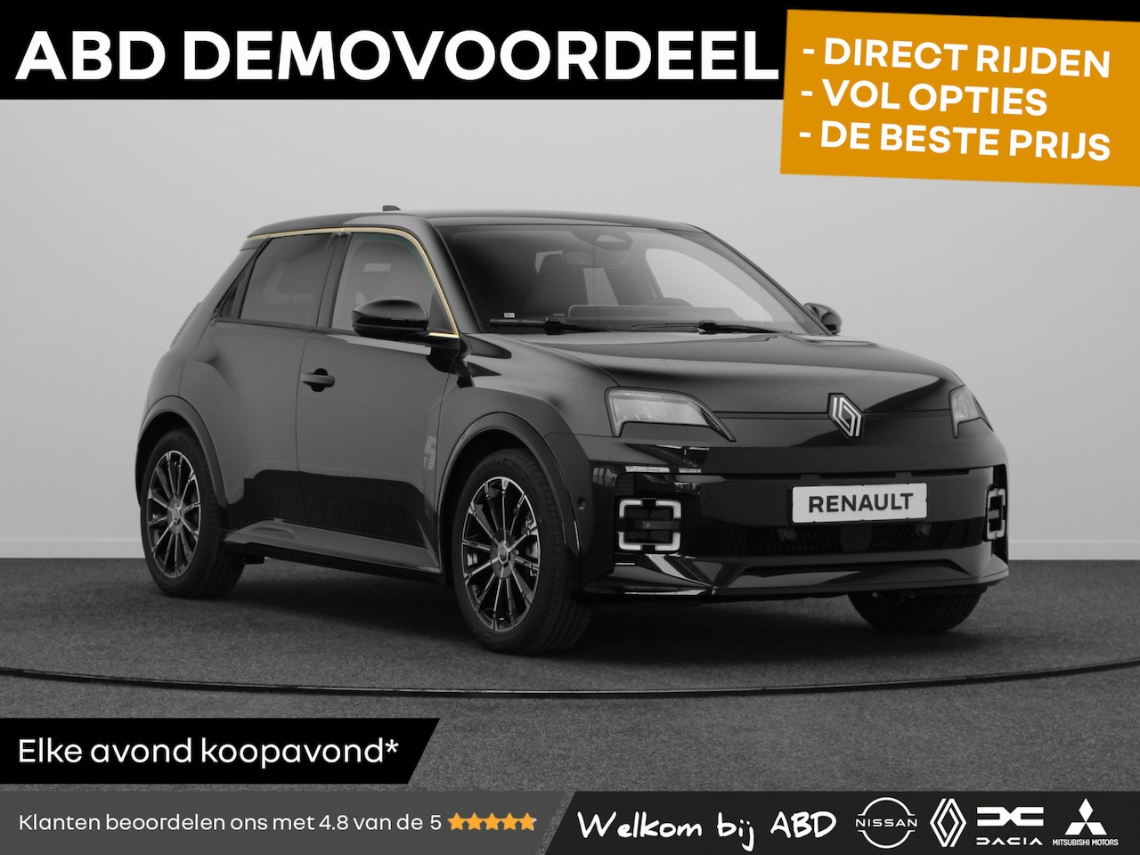 Renault 5 - urban range iconic cinq 40 kWh | Active driver assist | Blind spot warning | - AutoWereld.nl
