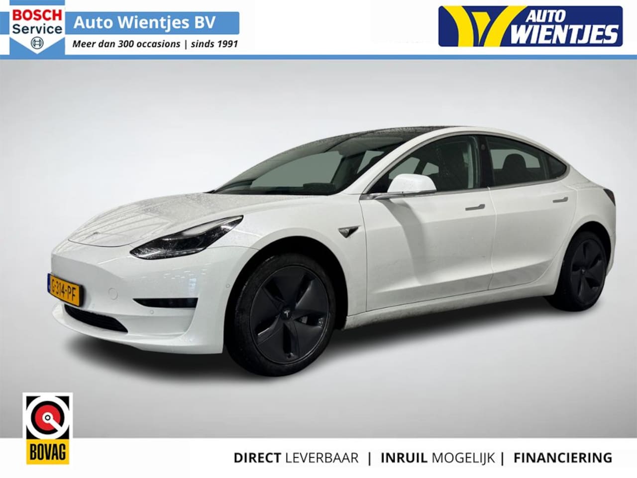 Tesla Model 3 - Standard RWD Plus 60kWh | Pano | Leer - AutoWereld.nl