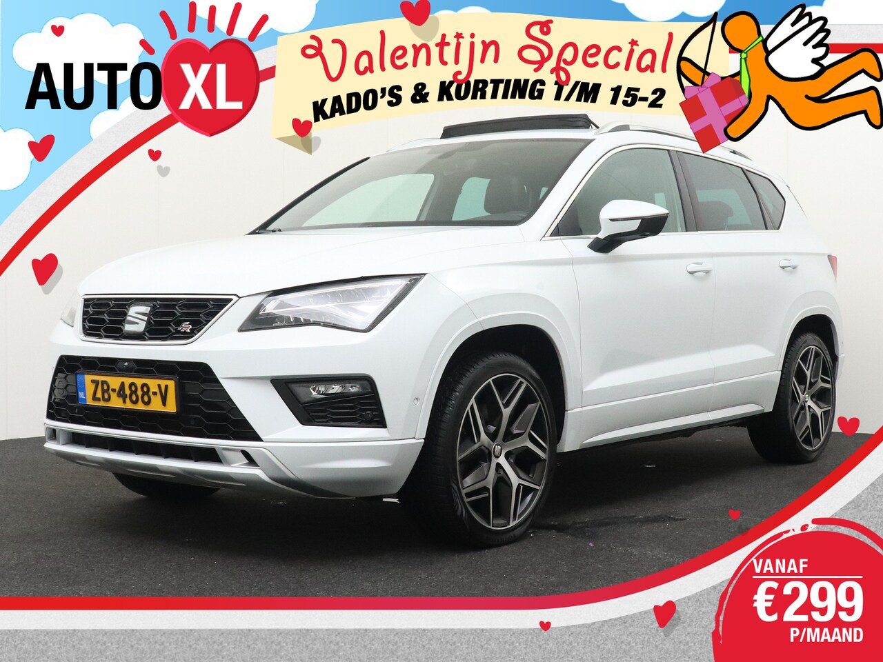 SEAT Ateca - 1.5 150 PK Aut. TSI FR Intense Pano-dak Digi.Dash Camera 19'LMV K 1k - AutoWereld.nl