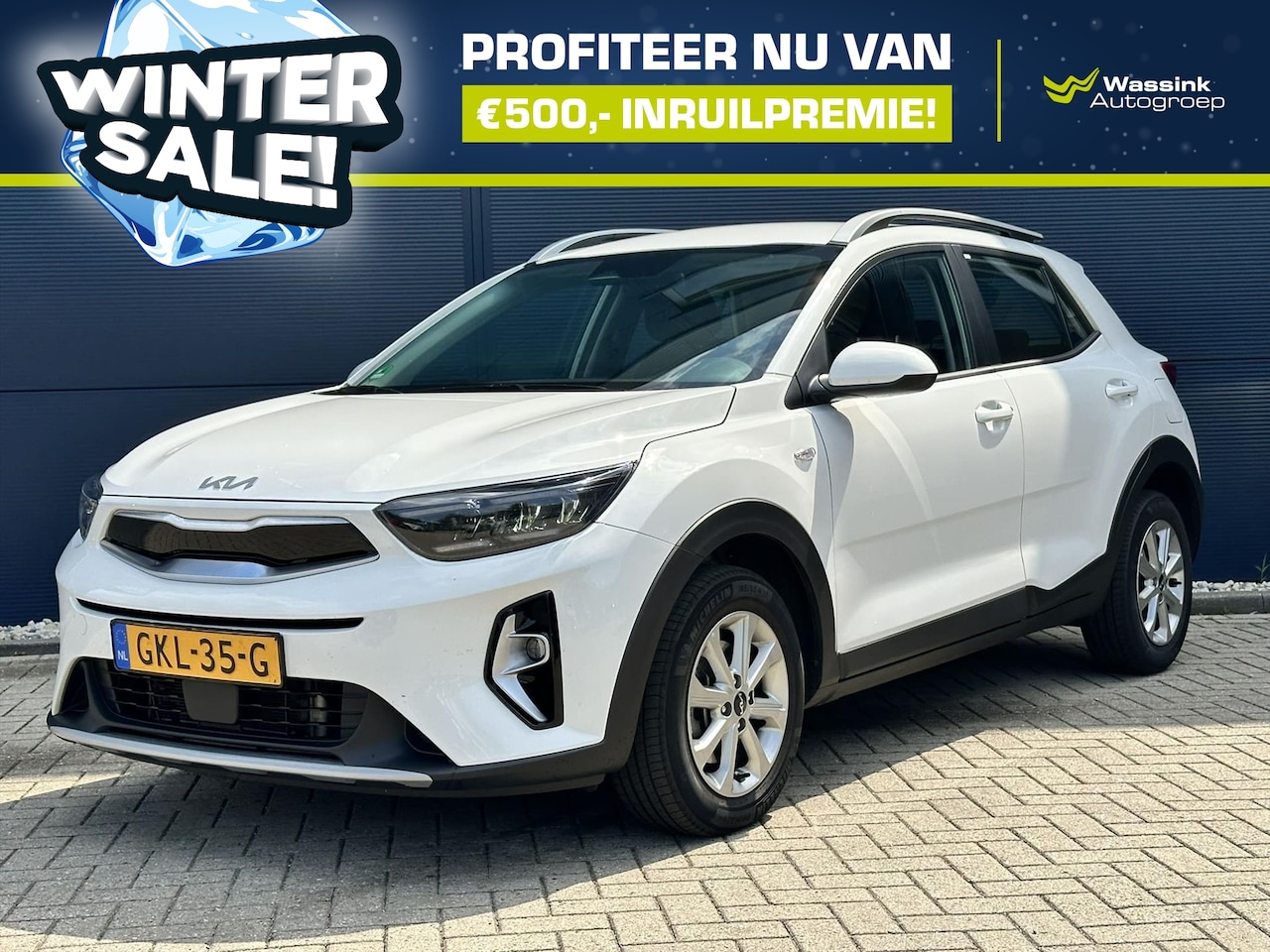 Kia Stonic - 1.0 T-GDi 100pk DynamicLine WINTERSALE | Camera | Navigatie | Lane Keep Assist | Climate C - AutoWereld.nl