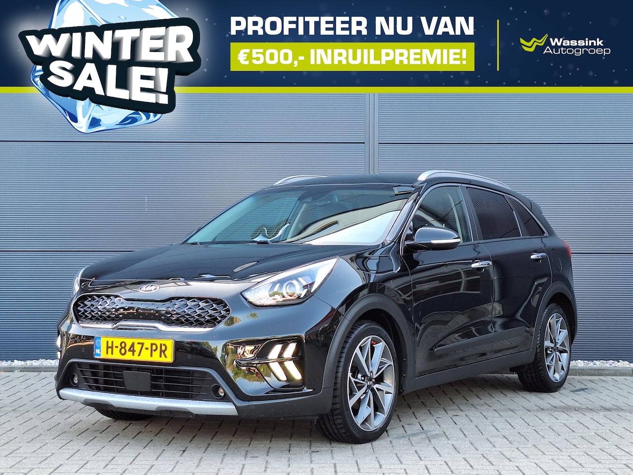Kia Niro - 1.6 GDi Hybrid 141pk DCT6 DynamicPlusLine WINTERSALE | 18 inch | Stoelen stuurverwarming | - AutoWereld.nl