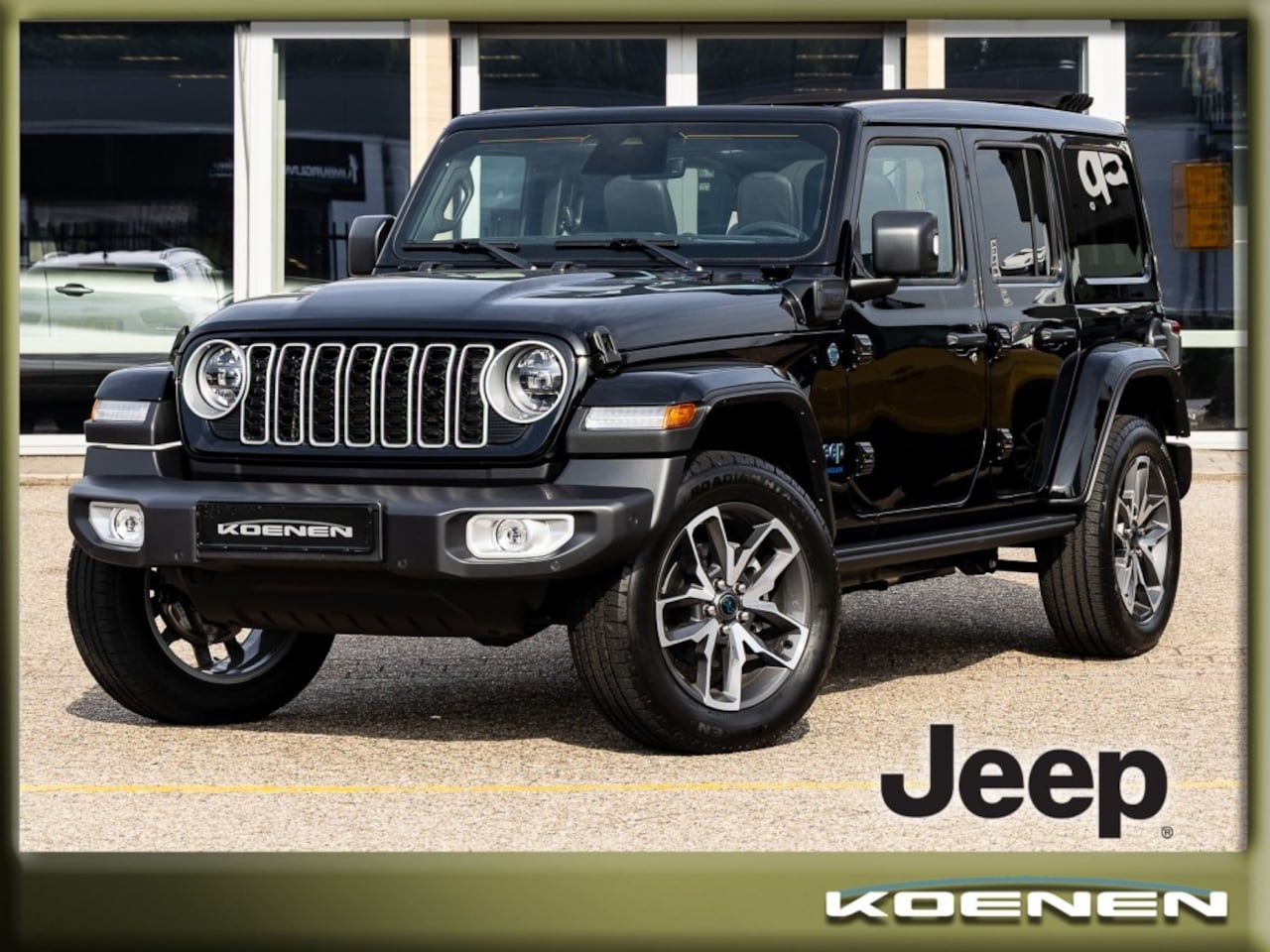Jeep Wrangler - 4xE Sahara 4wd Auto. 20 LM / SKY ONE SOFTTOP / 2500 KG Trekgewicht - AutoWereld.nl