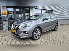 Nissan Qashqai - 1.3 DIG TEKNA + LEDER PANO DAK TREKHAAK 360 CAMERA STOELVERW NAVI CRUISE LV