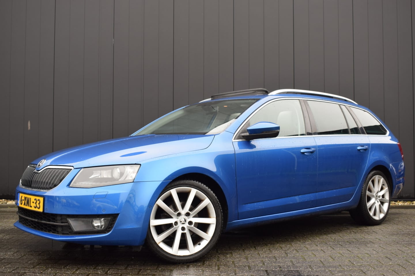 Skoda Octavia Combi - 1.6 TDi Greentech Elegance Businessline Panoramadak | Leder | Xenon | Elek. Stoelen | Keyl - AutoWereld.nl