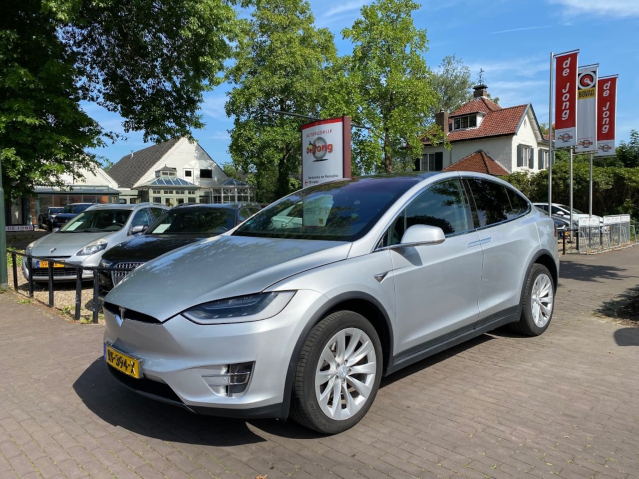 Tesla Model X - 90D BASE / TREKHAAK / CAMERA / NAVI / ECC / LUCHTVERING / PDC - AutoWereld.nl