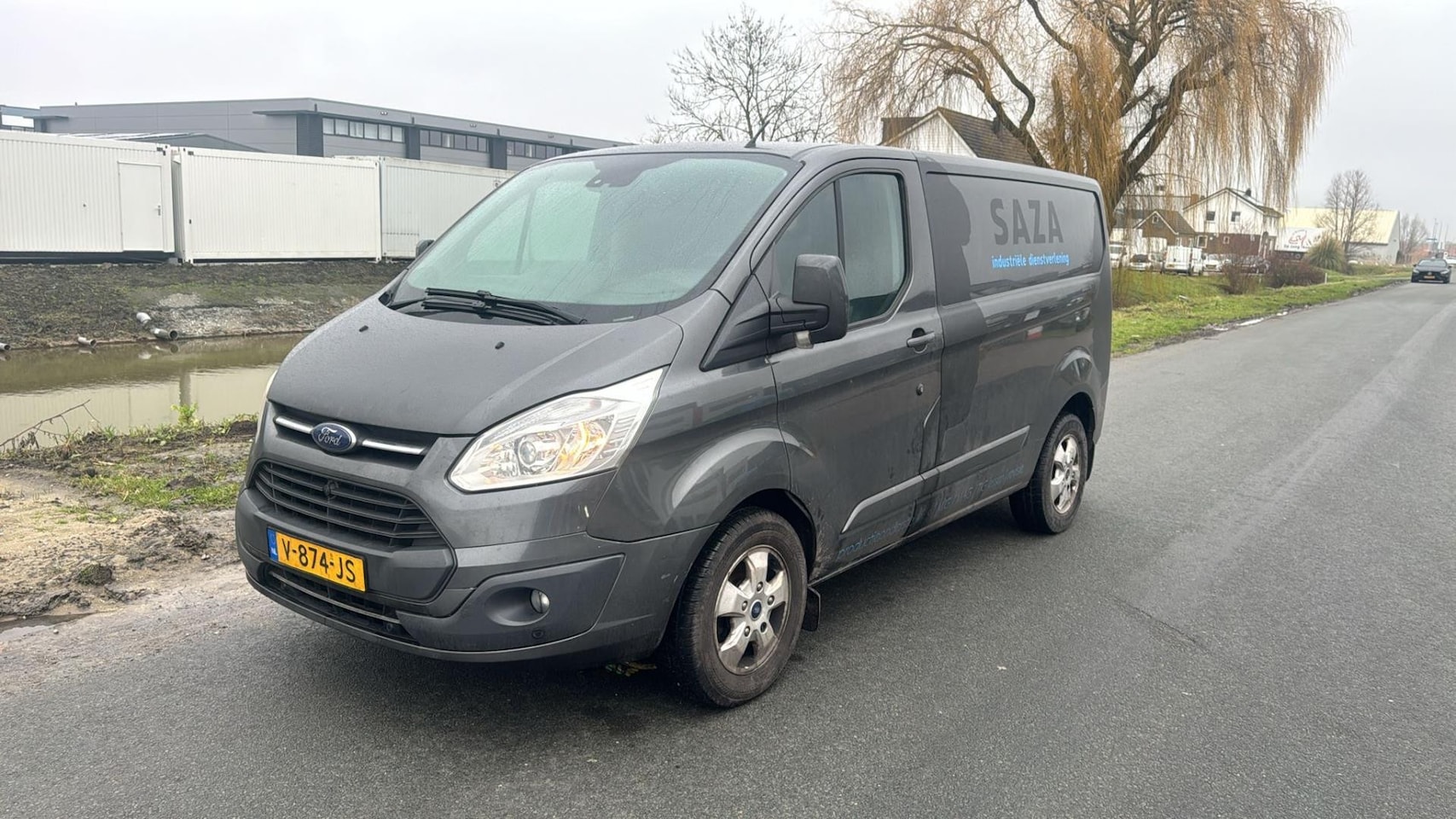 Ford Transit Custom - 270 2.0 TDCI L1H1 Limited Airco Grijs 2017 - AutoWereld.nl