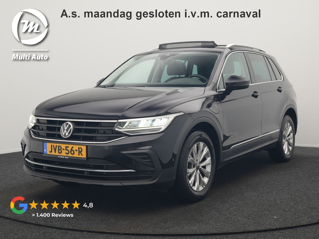 Volkswagen Tiguan - 1.4 TSI eHybrid Elegance Plug In Hybrid 245pk Dealer O.H. PHEV | Trekhaak Af Fabriek | Pan - AutoWereld.nl