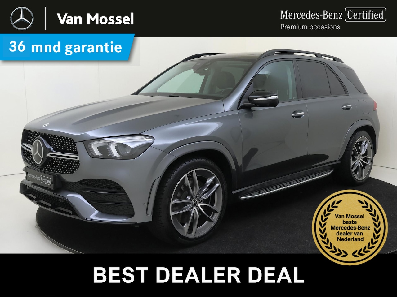 Mercedes-Benz GLE-Klasse - 350 de 4MATIC AMG Line /Panoramadak /Night pakket /Burmester /Memory /360 Camera - AutoWereld.nl