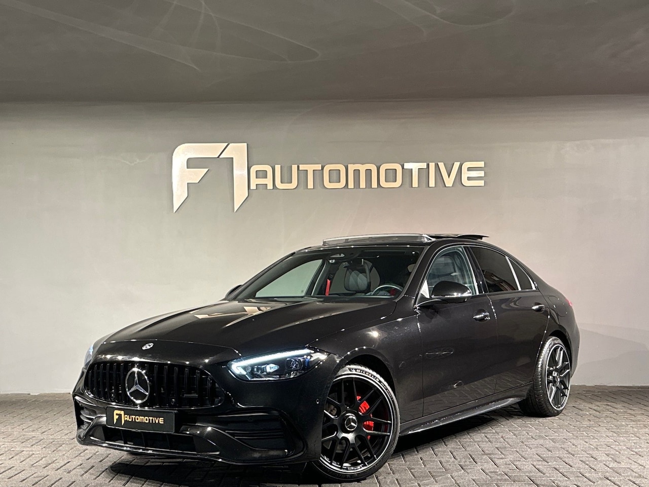 Mercedes-Benz C-klasse - 300 e AMG Pano|Memory|HuD|Burmester - AutoWereld.nl