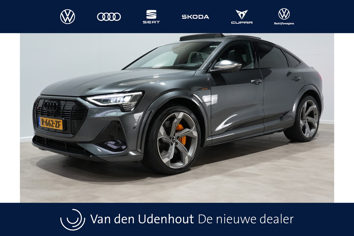Audi e-tron Sportback - S quattro 95 kWh Panoramadak | 22 inch | 360 camera | S Sportstoelen 61 - AutoWereld.nl