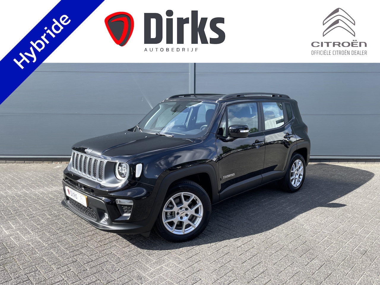 Jeep Renegade - 1.5T e-Hybrid Limited 1.5T e-Hybrid Limited (Stoel-/- stuurwiel verwarming - Camera - Keyless Entry - Navigatie - AutoWereld.nl