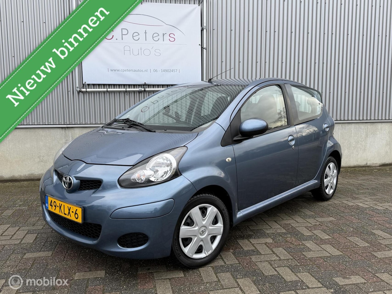 Toyota Aygo - 1.0-12V Automaat Dynamic Blue 2010 / Airco / 2e eigenaar NAP - AutoWereld.nl