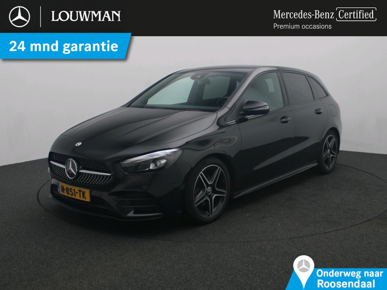 Mercedes-Benz B-klasse - 180 AMG Automaat AMG | Night Pakket | Ledkoplampen | Achteruitrijcamera | Sfeerverlichting - AutoWereld.nl