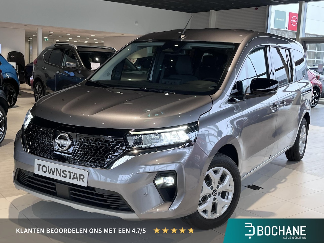 Nissan Townstar Evalia - N-Connecta L2 45 kWh 7 Persoons - 1500 kilo trekgewicht - Nu met 4500,- Voorraad korting - AutoWereld.nl