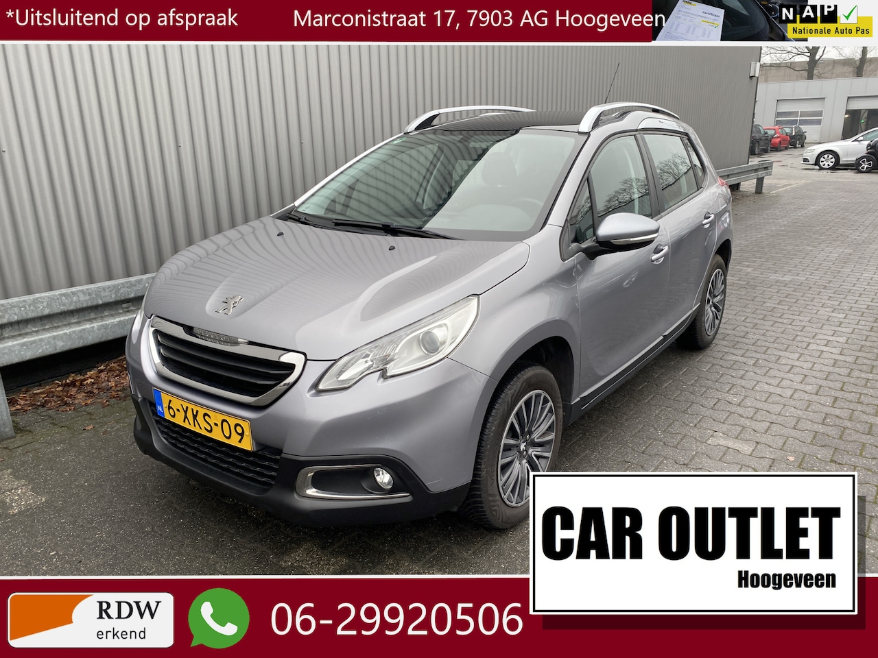 Peugeot 2008 - 1.2 PureTech Active 155Dkm.NAP 2e Eignr, A/C, Navi, CC, Pano, LM, Trekh, nw. APK – Inruil - AutoWereld.nl