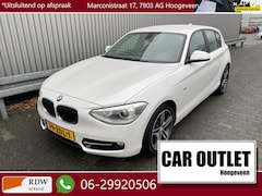 BMW 1-serie - 114i Business+ Leer, Navi, A/C, CC, PDC, LM, nw. APK – Inruil Mogelijk –