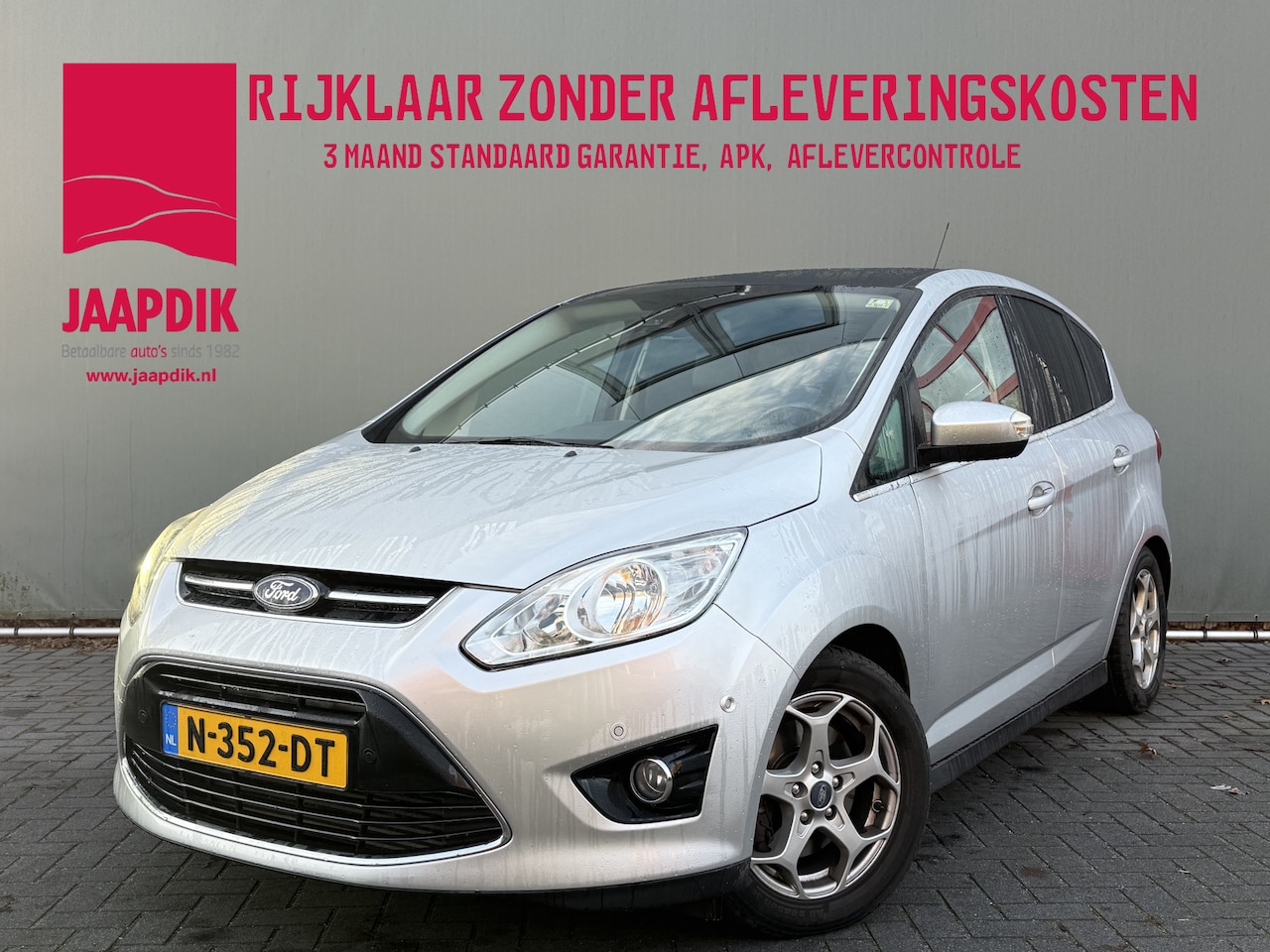 Ford C-Max - BWJ 2013 1.6 EcoBoost 150 PK Trend | NW APK | PANODAK | TREKHAAK | STOELVERW. + VOORRUITVE - AutoWereld.nl