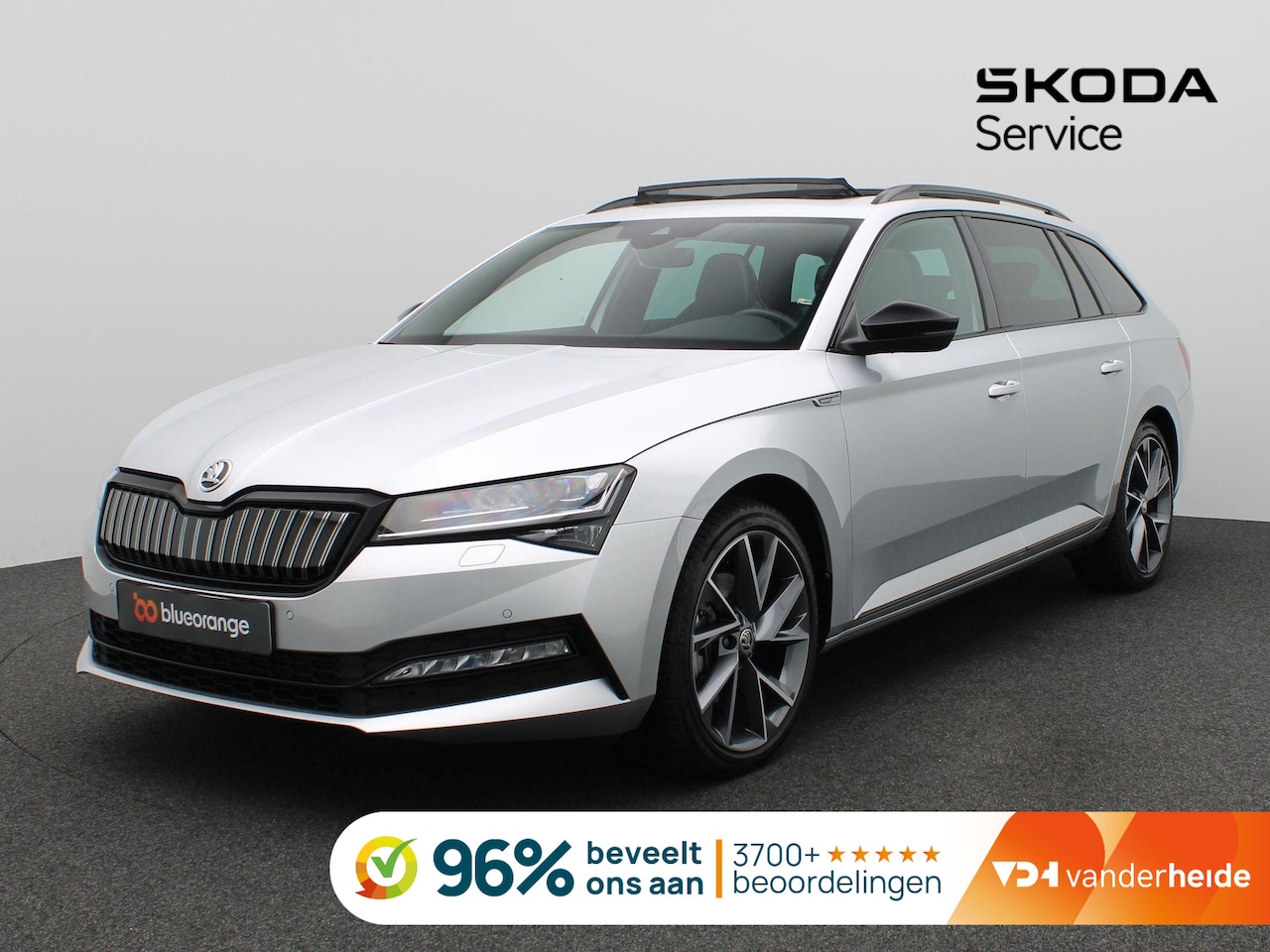 Skoda Superb Combi - 1.4 TSI iV Sportline Business 218PK DSG SOH 97%, Trekhaak, Pano-Schuifdak, Elektrische Mem - AutoWereld.nl
