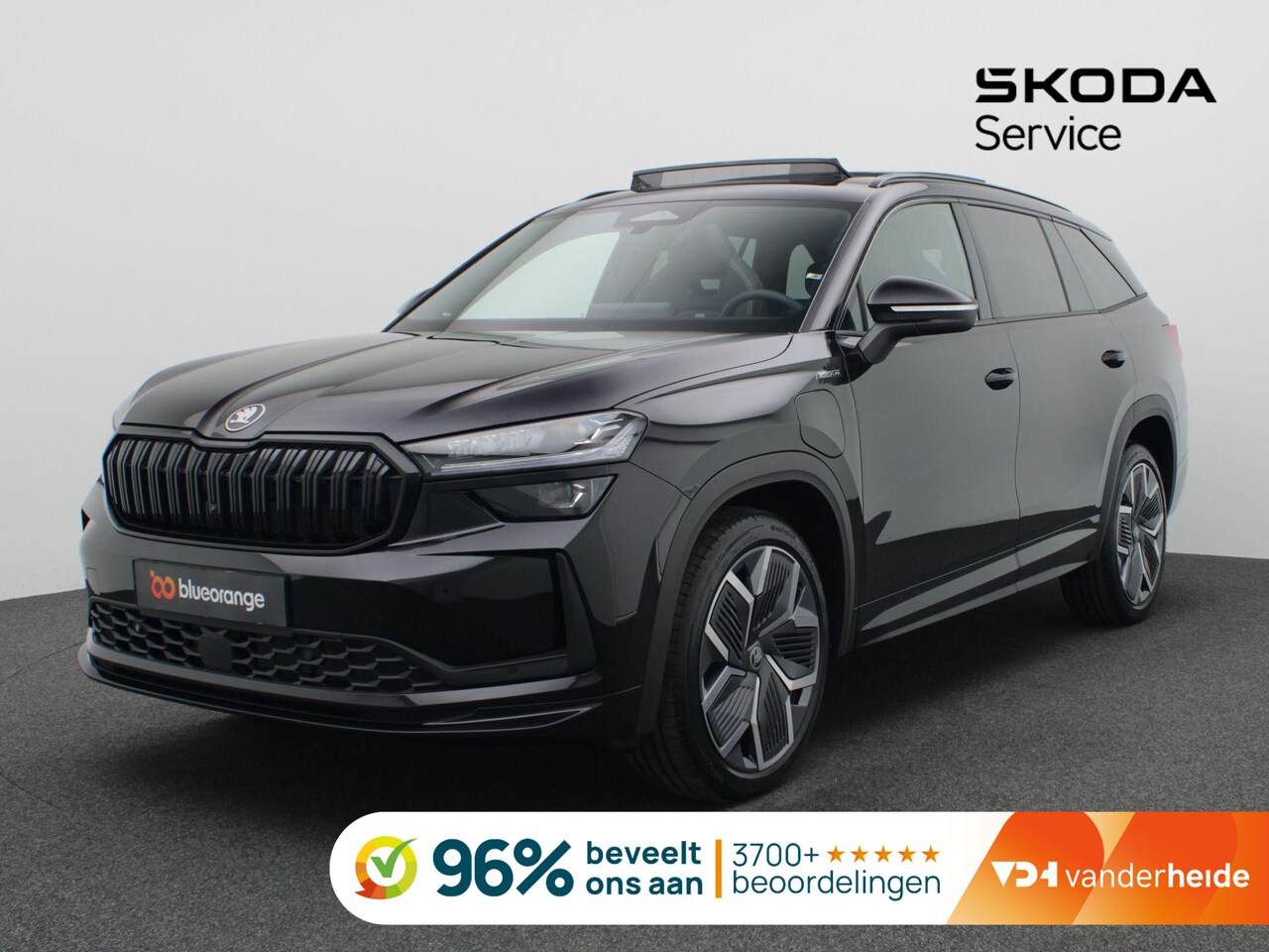 Skoda Kodiaq - 1.5 TSI PHEV Sportline Business 204PK DSG Matrix led, trekhaak, Canton sound, adaptive cru - AutoWereld.nl