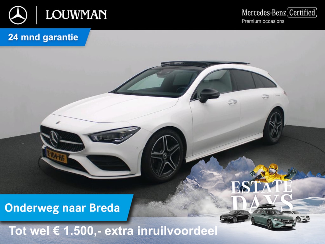 Mercedes-Benz CLA-klasse Shooting Brake - 180 Business Solution AMG AMG | Night Pakket | Panorama Schuif-Kanteldak | Trekhaak | Memo - AutoWereld.nl