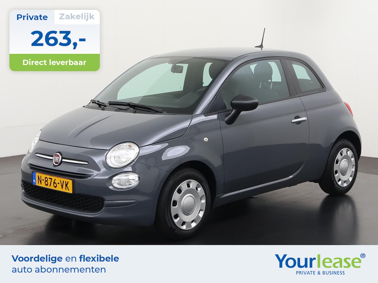 Fiat 500 - 1.0 Hybrid Cult | All-in 263,- Private Lease | Direct uit voorraad - AutoWereld.nl