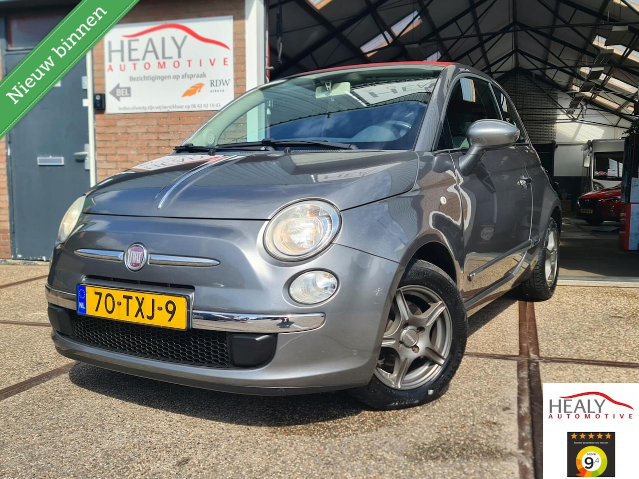 Fiat 500 - Cabrio 0.9 TwinAir Lounge|140dkm NAP|2012|Half leer - AutoWereld.nl